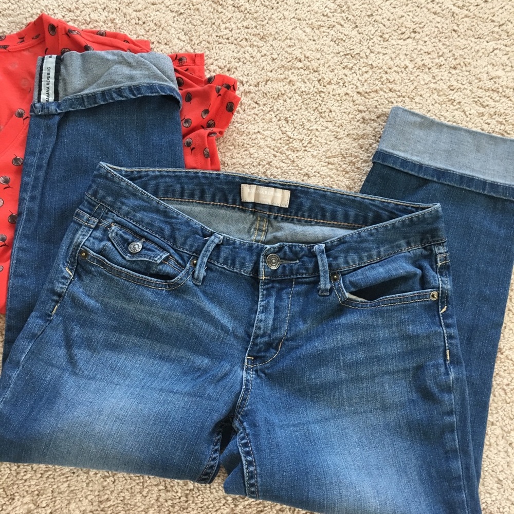 BR crop jeans